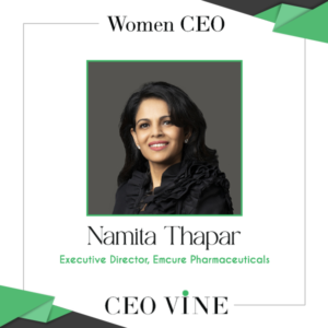 Namita Thapar Executive Director Emcure Pharmaceuticals