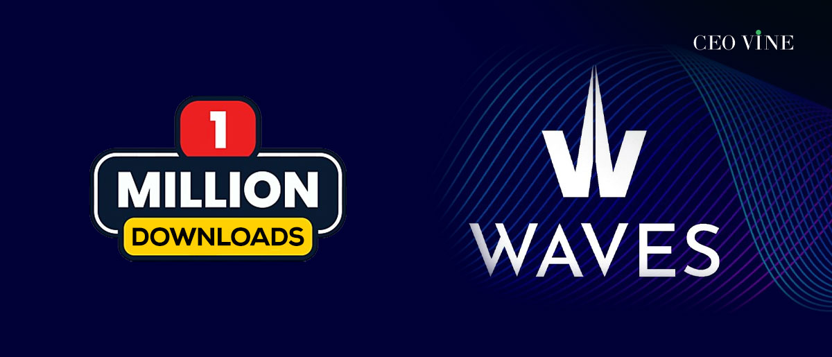 WAVES crosses 1 million downloads