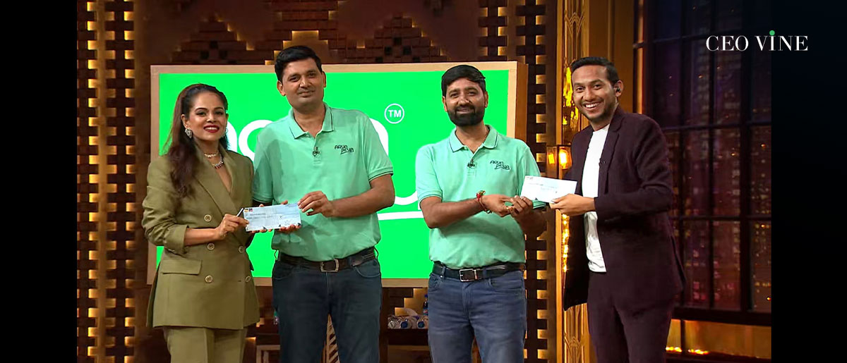 Aquapeya Founders on Shark Tank India - Secures ₹70 Lakh Deal