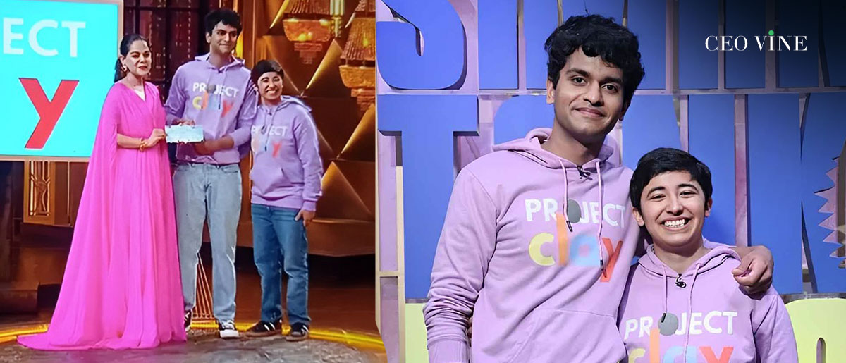 Teen Entrepreneurs of Project Clay -Secure Deal on Shark Tank India