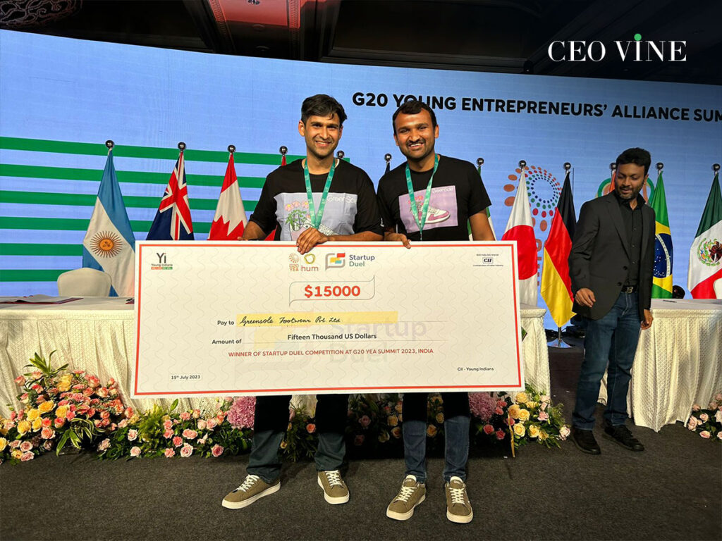 Greensole founder G20 Young Entrepreneur Alliance conference