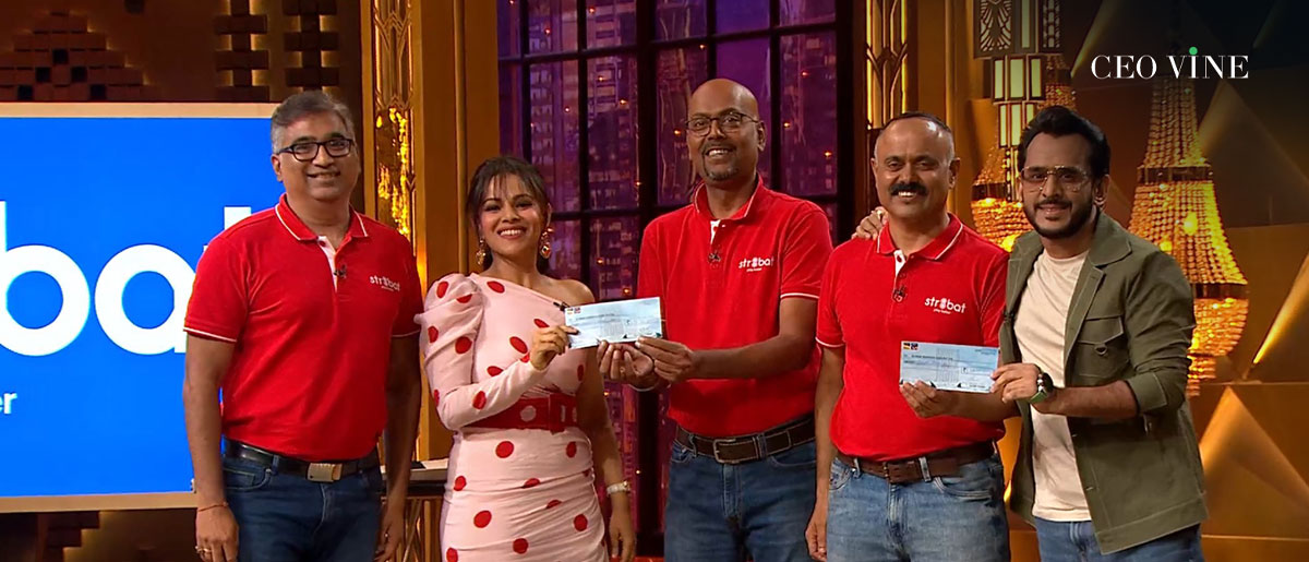 Str8bat secured deal on shark tank india